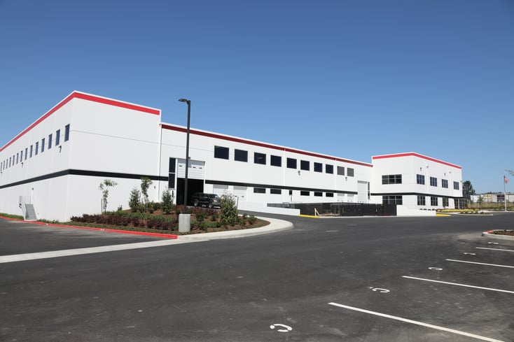 Exterior of new AGC Fairview facility