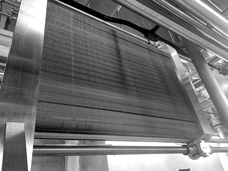 AGC stainless heat exchanger in operation at plant