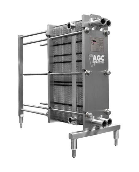 AGC 080-S plate heat exchanger frame