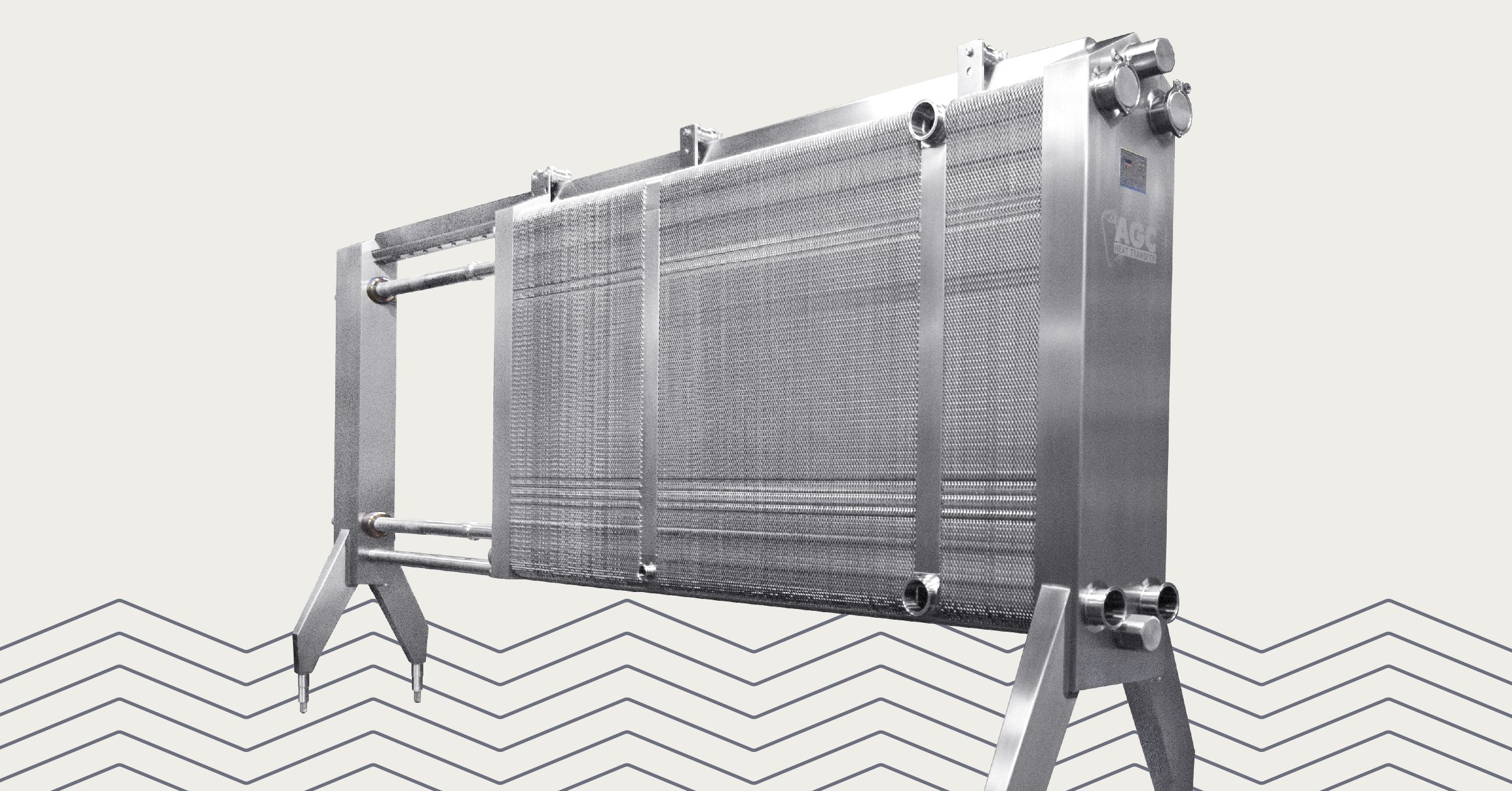 Photo of an AGC heat transfer frame