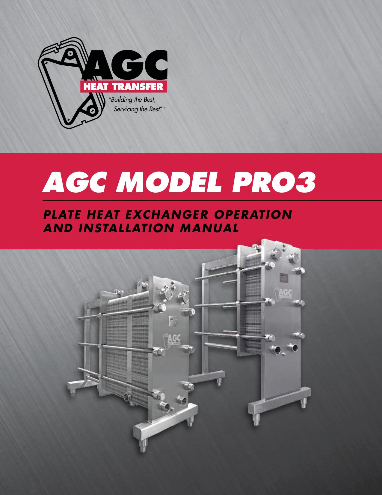 PROFLOW PLATE HEAT EXCHANGER OPERATION AND MAINTENANCE MANUAL